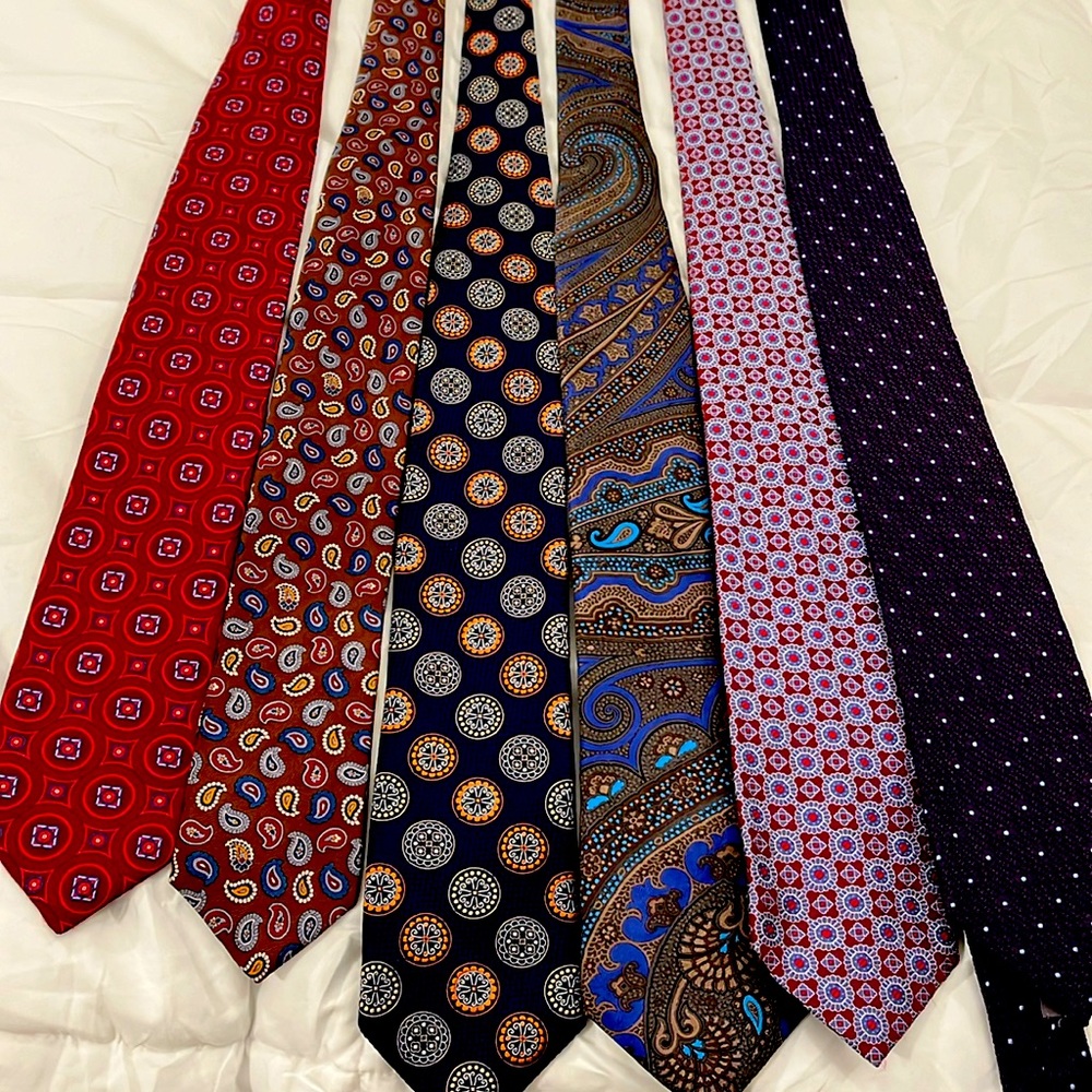 Six Daniel Cremieux ties perfect condition